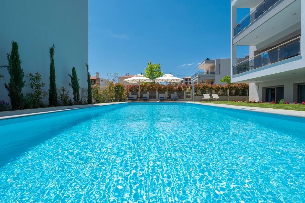 Sea Wind Luxury Apartments With Pool Kassandra Halkidikι Néa Fókaia Exterior foto