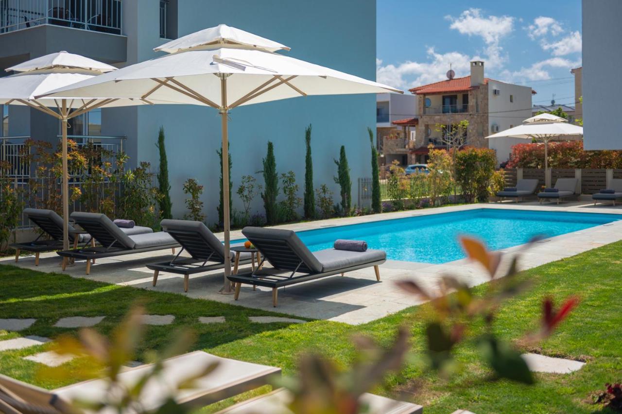 Sea Wind Luxury Apartments With Pool Kassandra Halkidikι Néa Fókaia Exterior foto