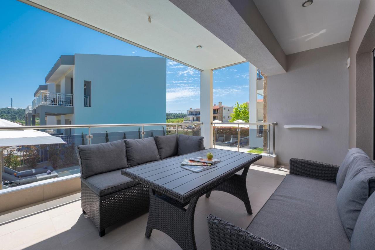 Sea Wind Luxury Apartments With Pool Kassandra Halkidikι Néa Fókaia Exterior foto
